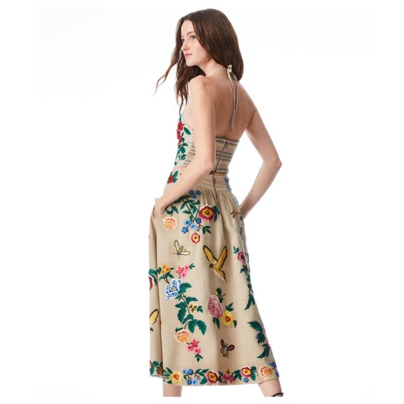 ALICE + OLIVIA Earla Embroidered Skirt - Picture 6 of 14